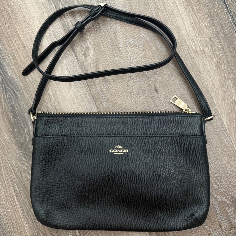 COACH LEATHER CROSSBODY BAG
